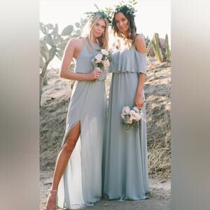 Show Me‎ Your MuMu The Caitlin Ruffle Maxi Dress Bridesmaid Dress